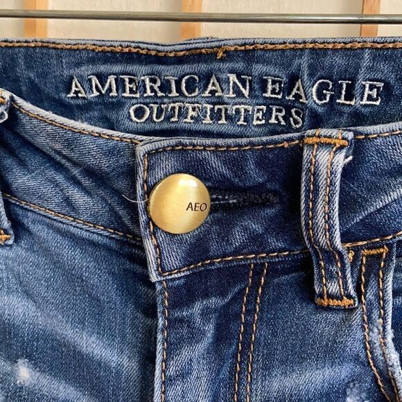American Eagle Hi Rise Shortie Super Stretch Short - Picture 5 of 8